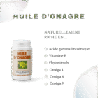 Composition huile d'onagre capsules