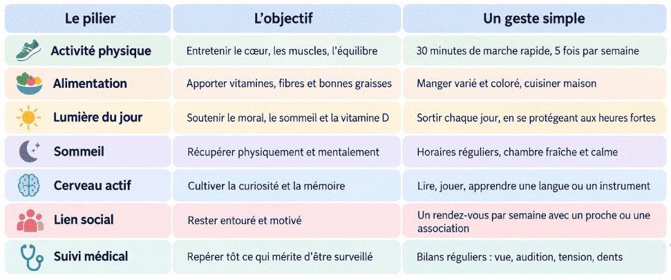 Conseils pour rester en forme