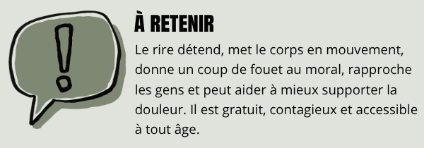 Positiver avec le rire