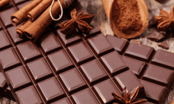 Tablette de chocolat et canelle